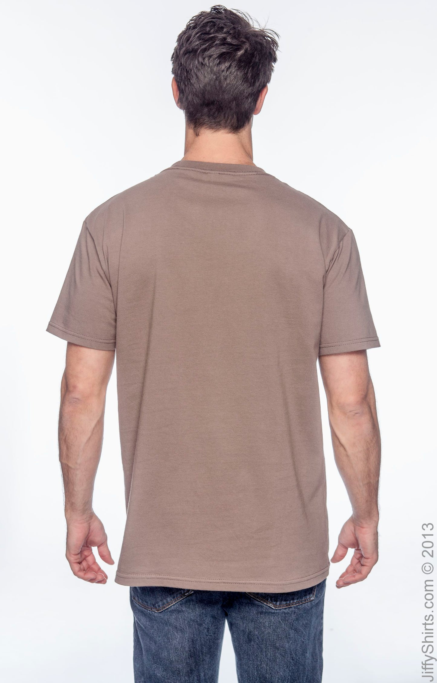 Men's 100% Organic Cotton Classic Short-Sleeve T-Shirt - Meteorite