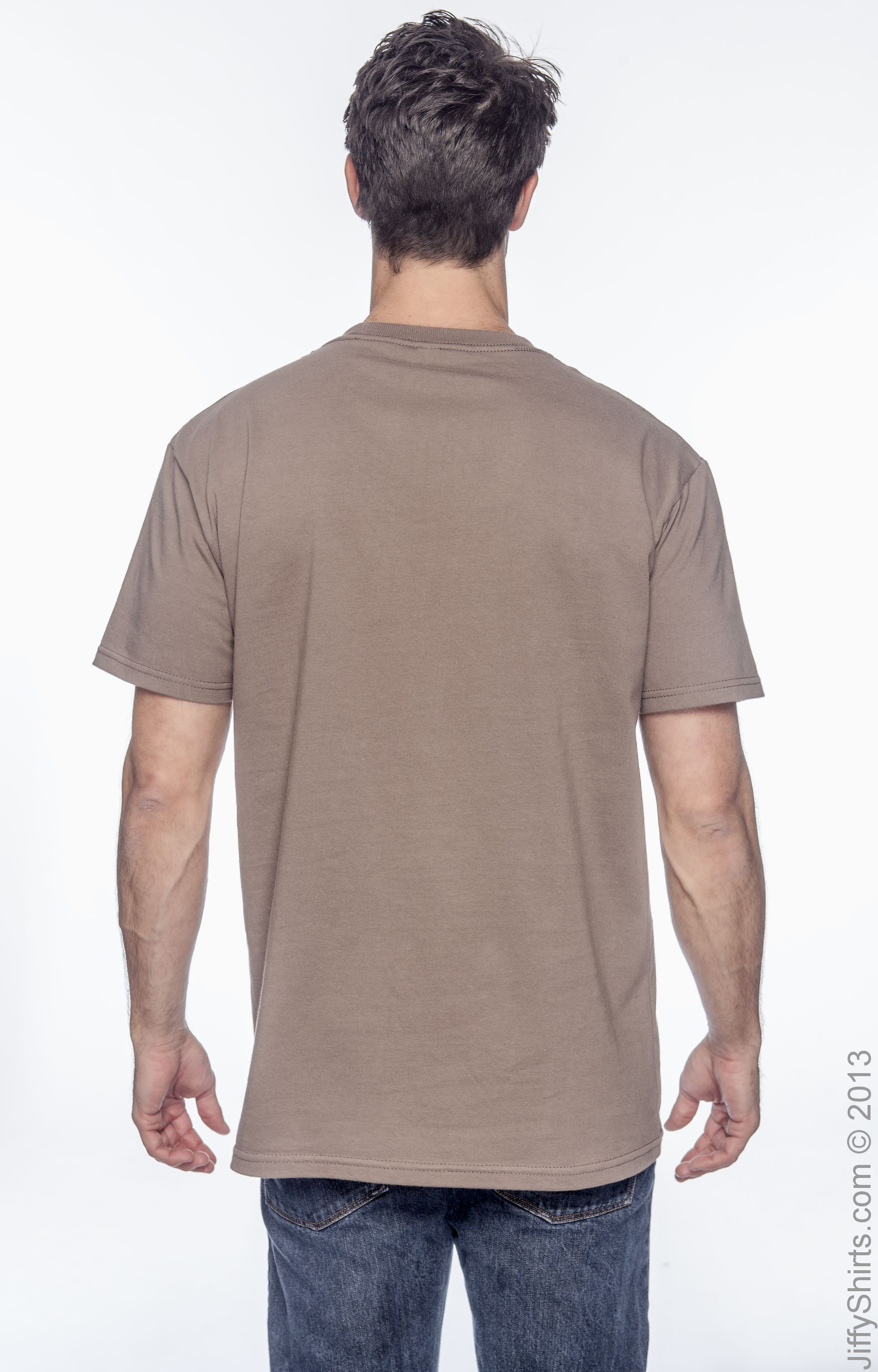 Men's 100% Organic Cotton Classic Short-Sleeve T-Shirt - Meteorite