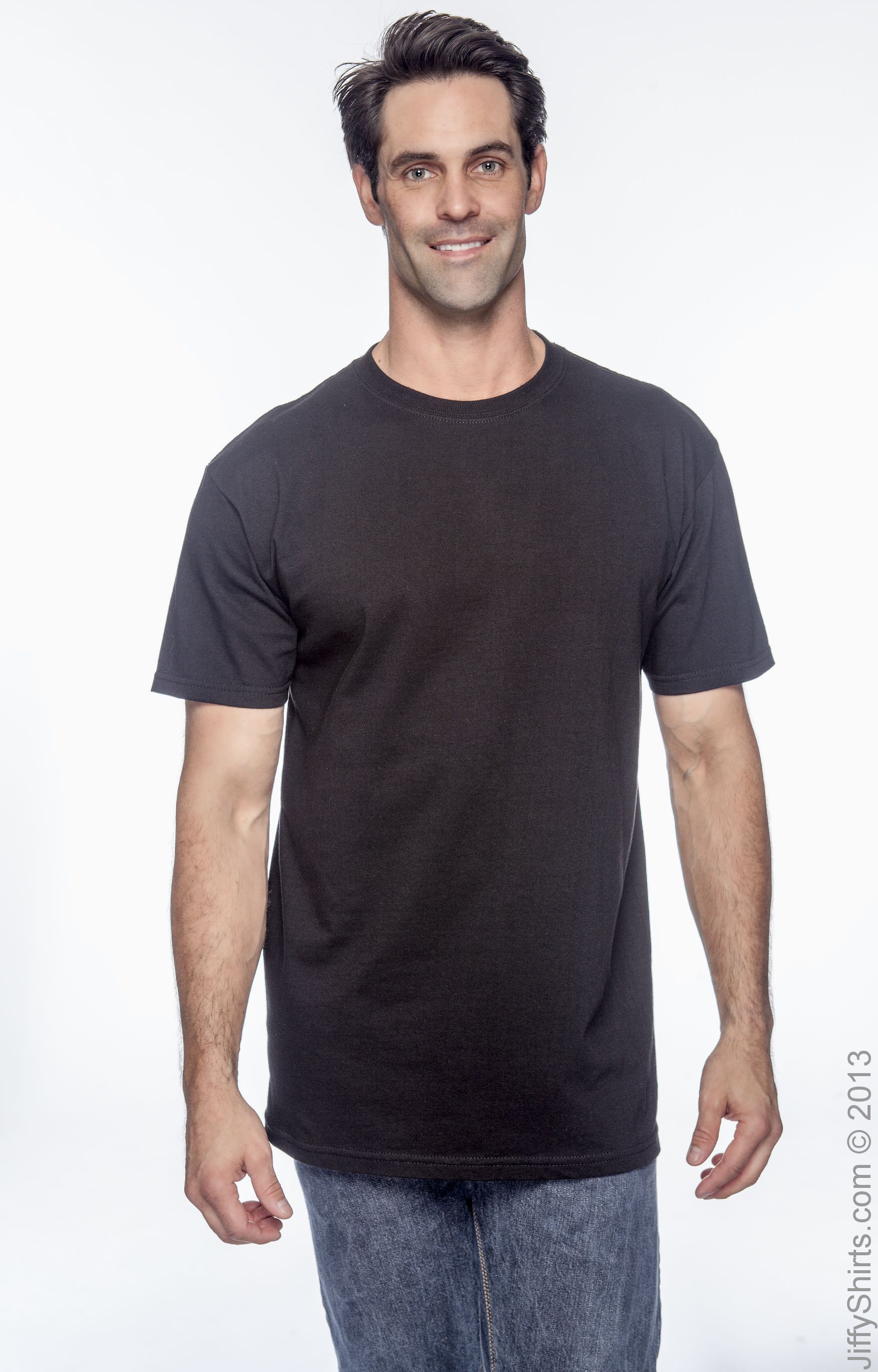 Men's 100% Organic Cotton Classic Short-Sleeve T-Shirt - Black