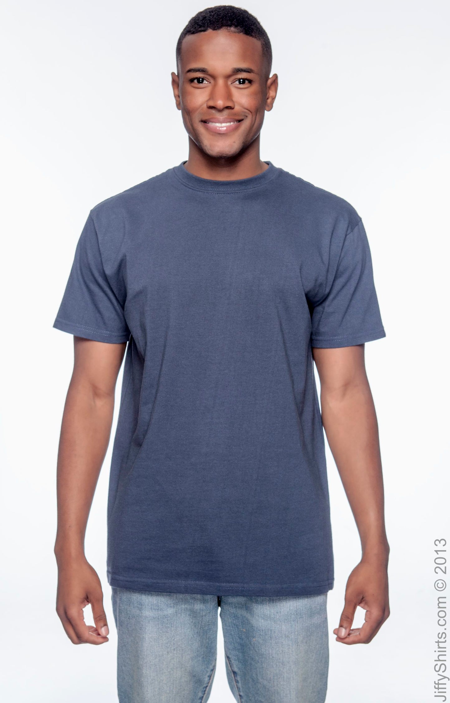 Men's 100% Organic Cotton Classic Short-Sleeve T-Shirt - Pacific