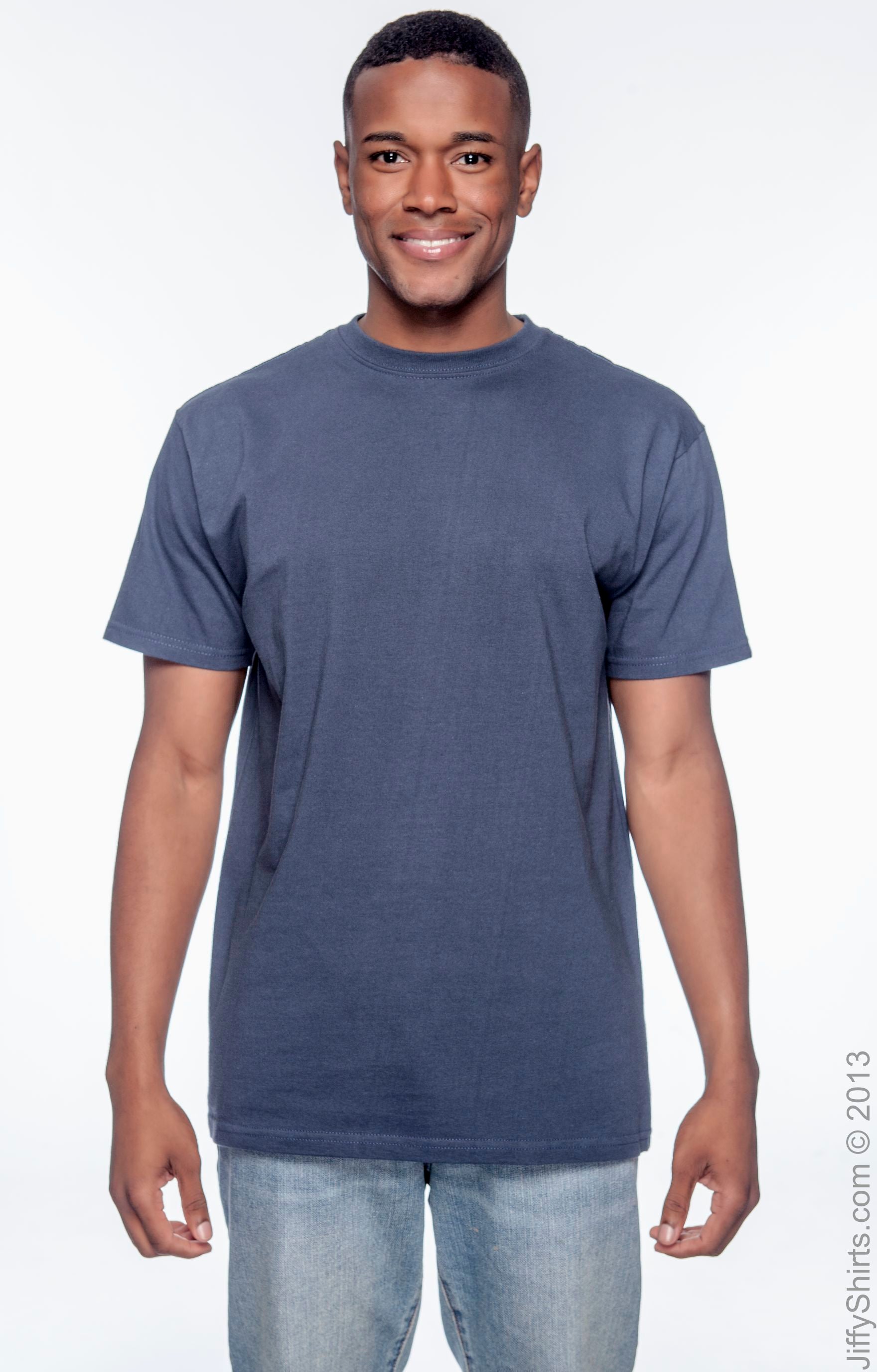 Men's 100% Organic Cotton Classic Short-Sleeve T-Shirt - Pacific