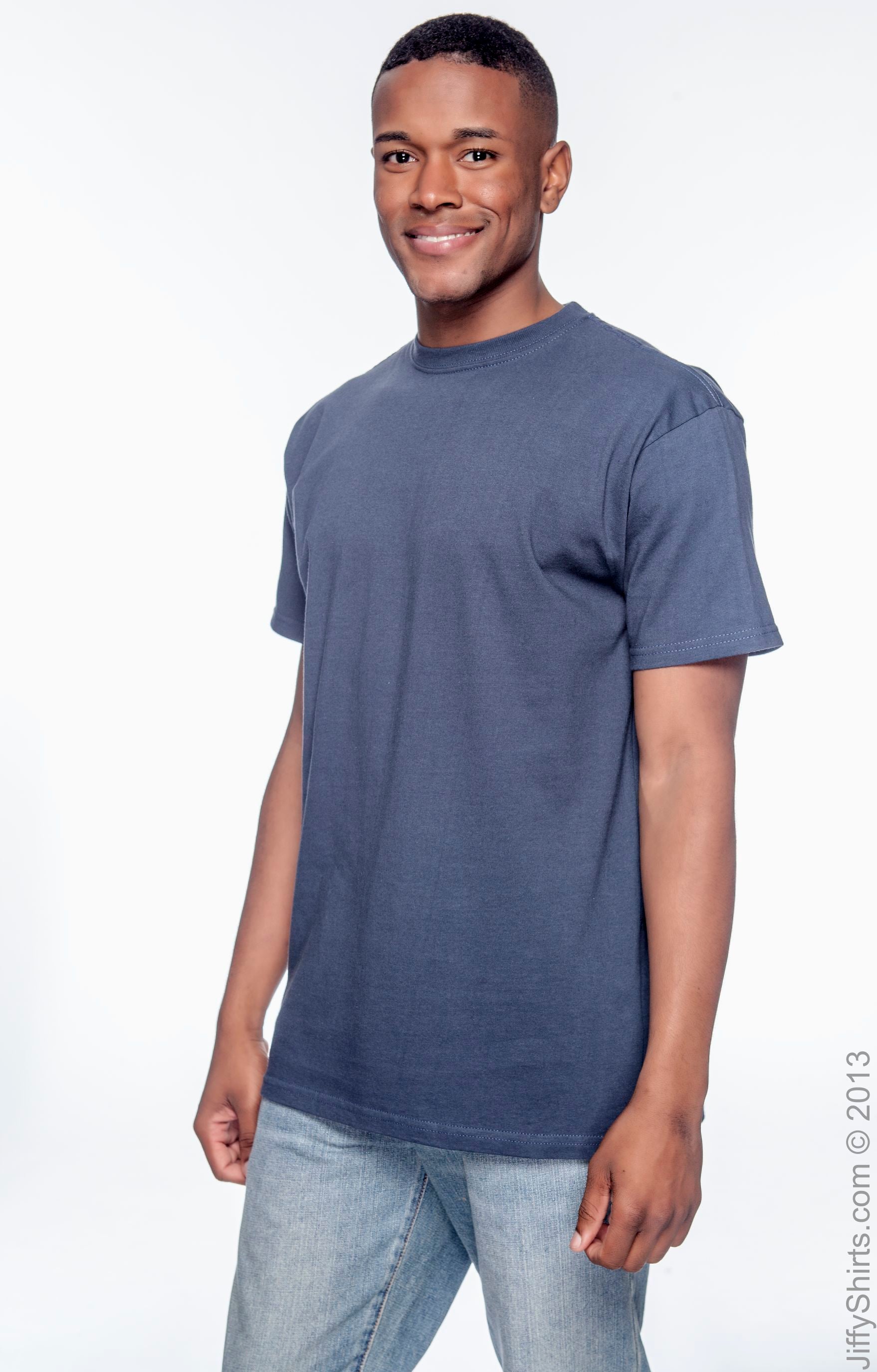 Men's 100% Organic Cotton Classic Short-Sleeve T-Shirt - Pacific