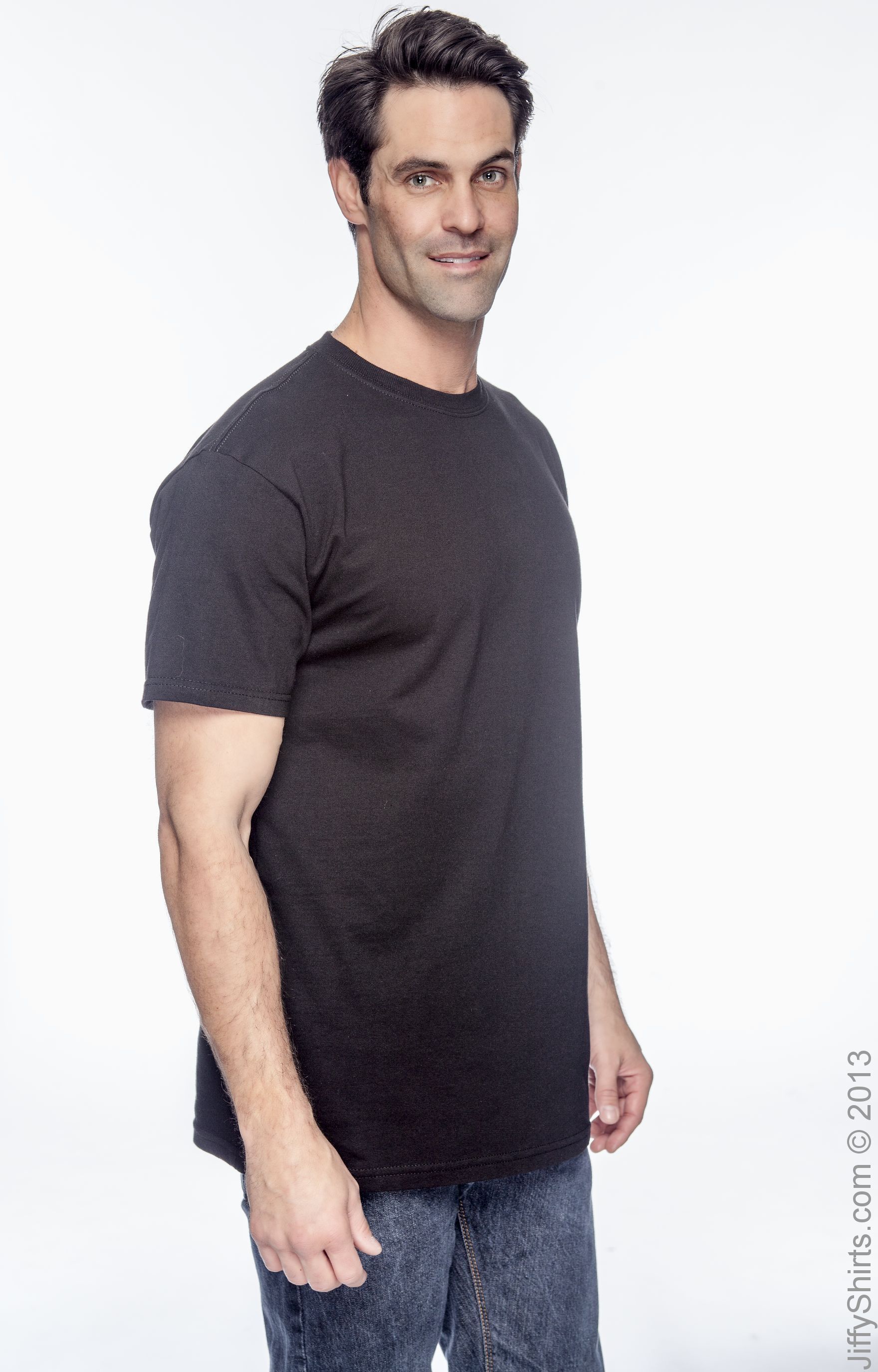Men's 100% Organic Cotton Classic Short-Sleeve T-Shirt - Black