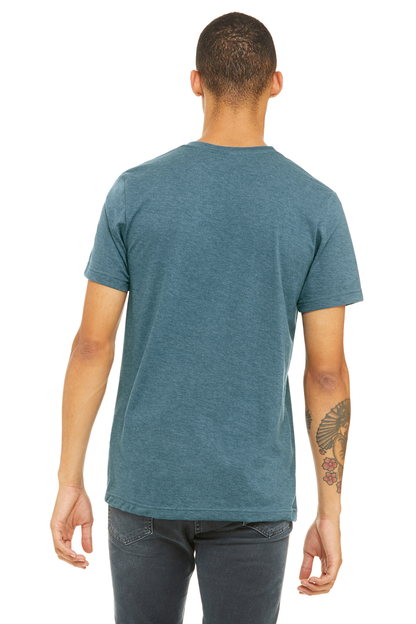 Unisex Heather CVC T-Shirt - Heather Deep Teal