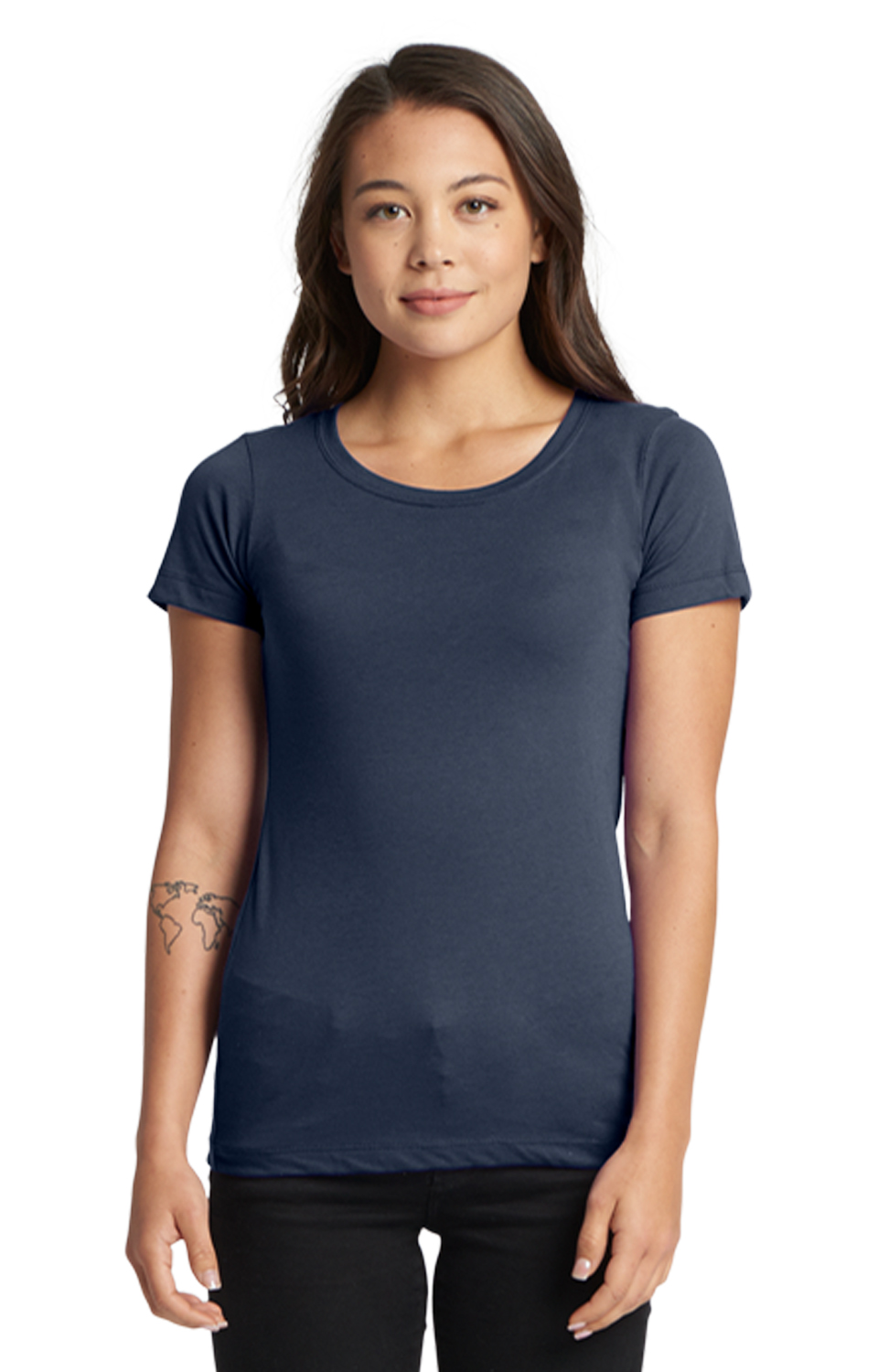Women's 'Junior Fit' Ideal T-Shirt - Indigo