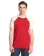 Next Level N3650 - Unisex Raglan Short-Sleeve T-Shirt - Natural / Red
