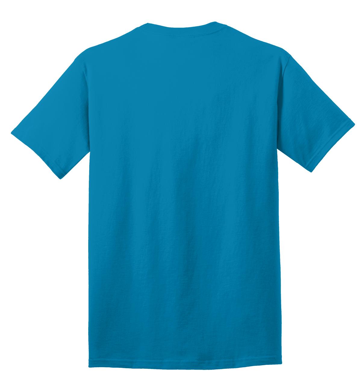 Unisex Core Cotton Tee - Neon Blue