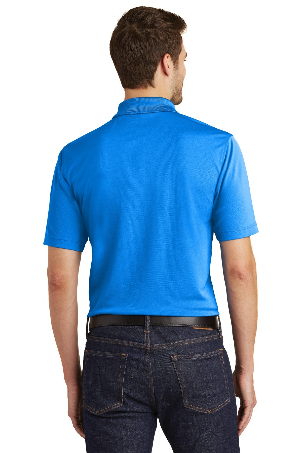 Unisex Dry Zone UV Micro-Mesh Polo - Coastal Blue