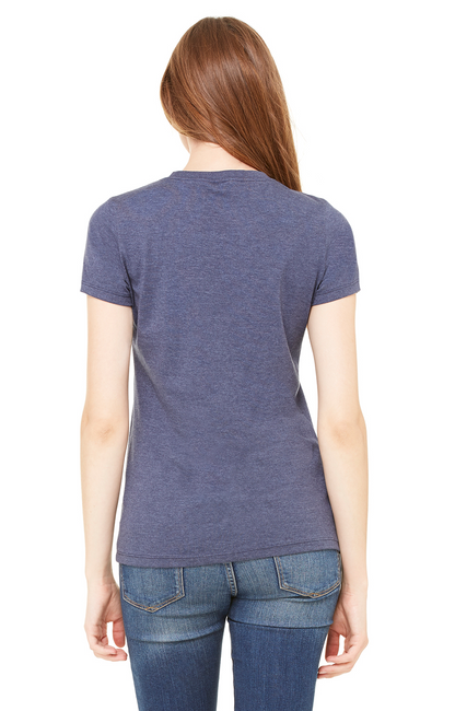 Women's Junior Fit Favorite T-Shirt - Heather Navy