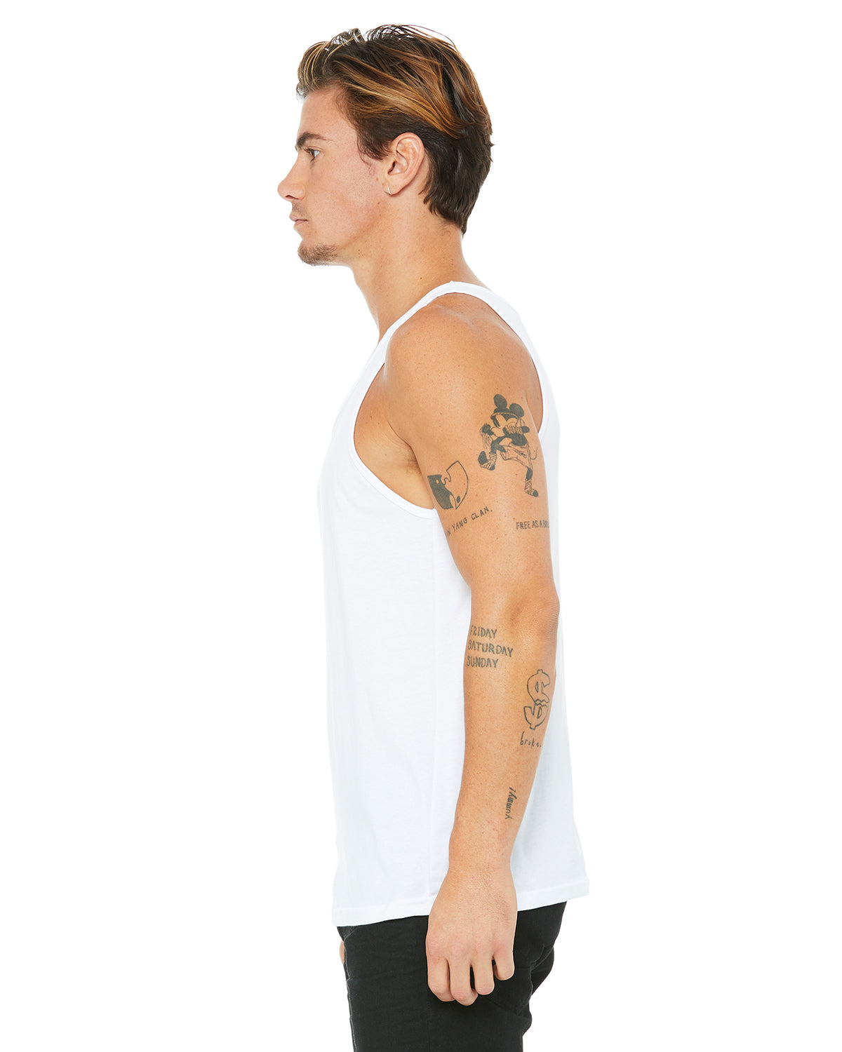 Unisex Jersey Tank - White