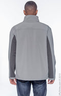 Men's Soft Shell Colorblock Jacket - Charcoal / Dark Charcoal