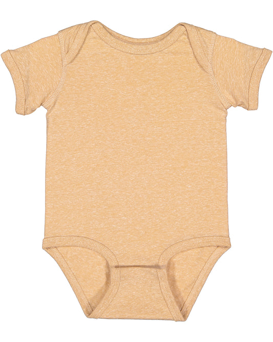 Infant Harborside Melange Bodysuit - Stone Melange