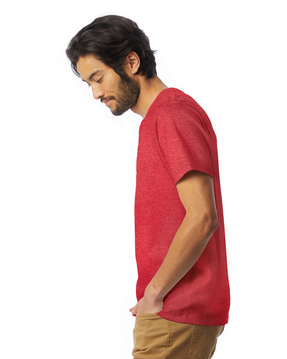 Unisex Go-To T-Shirt - Heather Red