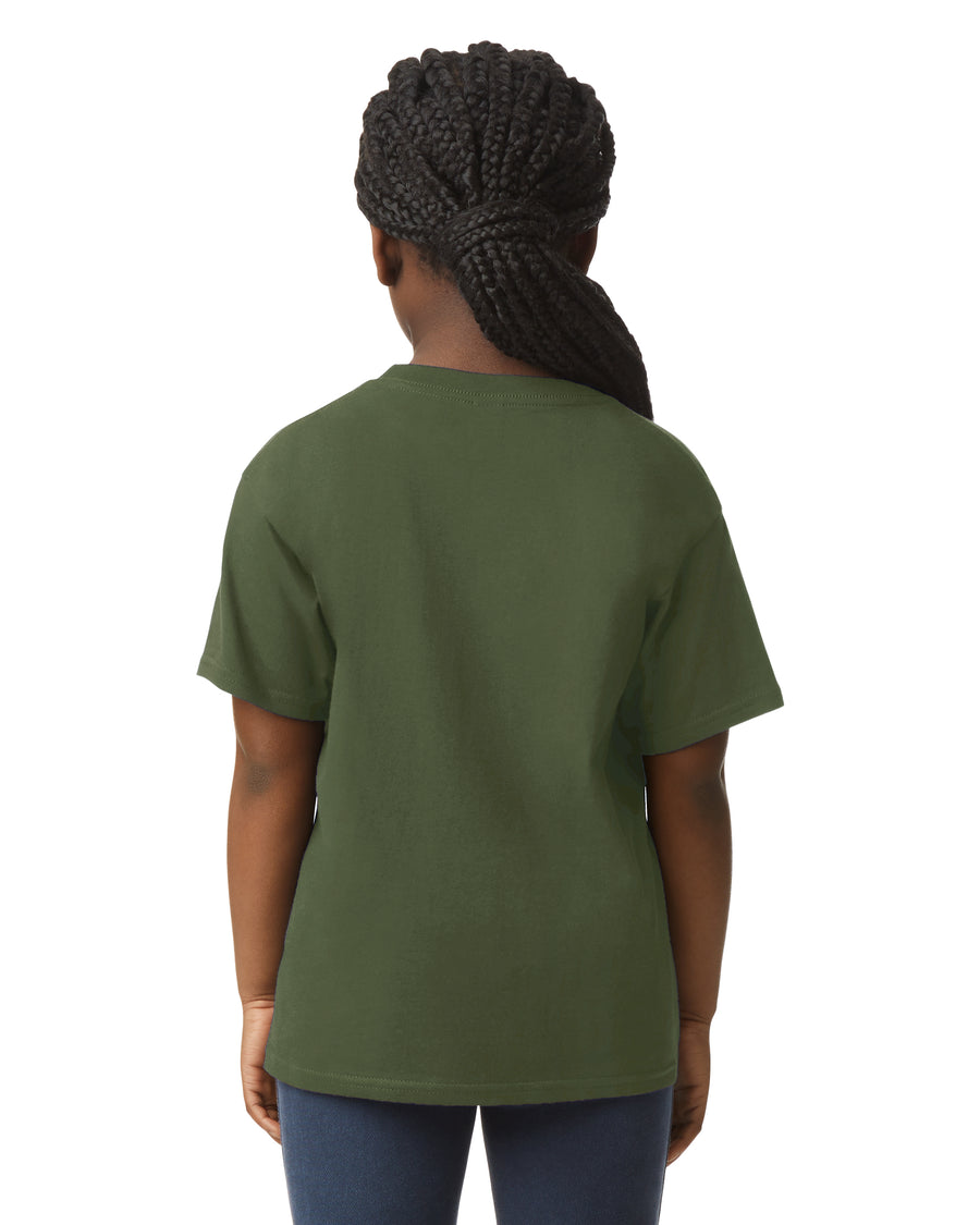 Softstyle Youth T-Shirt - Military Green