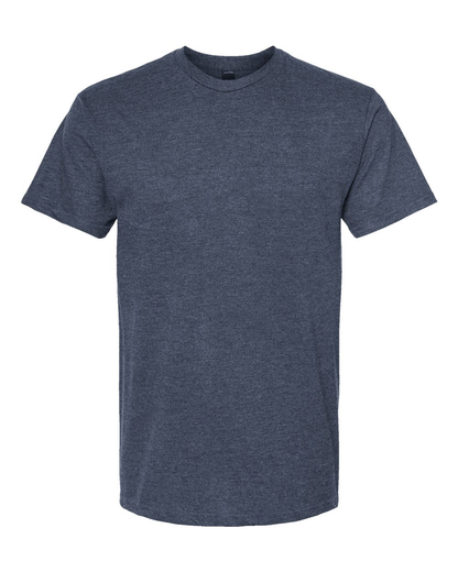 Unisex Heavyweight Tee - Heather Denim
