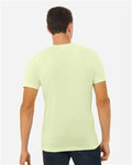 BELLA + CANVAS 3413 Spring Green Triblend — on model back