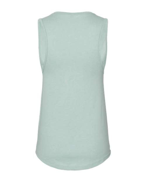 BELLA + CANVAS 6003 Heather Dusty Blue — back