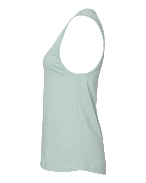 BELLA + CANVAS 6003 Heather Dusty Blue — direct side
