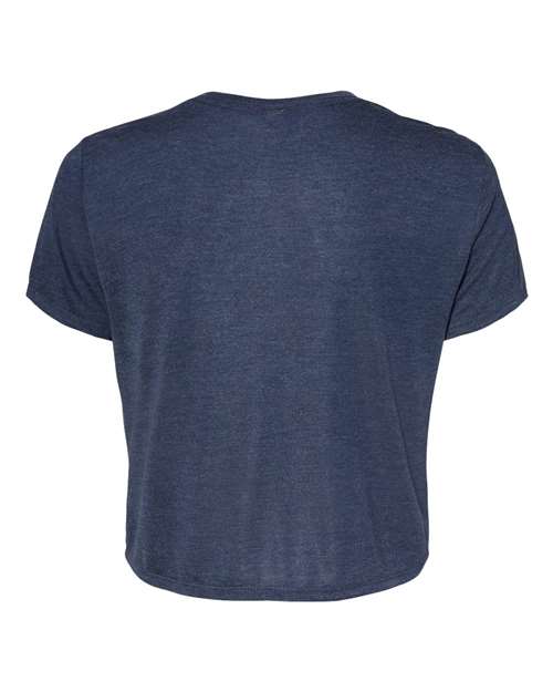 BELLA + CANVAS 8882 Heather Navy — back