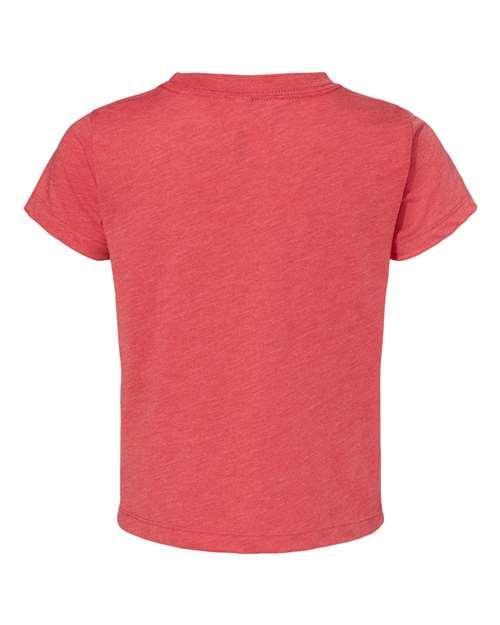 BELLA + CANVAS 3413T Red Triblend — back