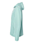 Independent Trading Co. EXP54LWZ Aqua/ White Zipper — direct side