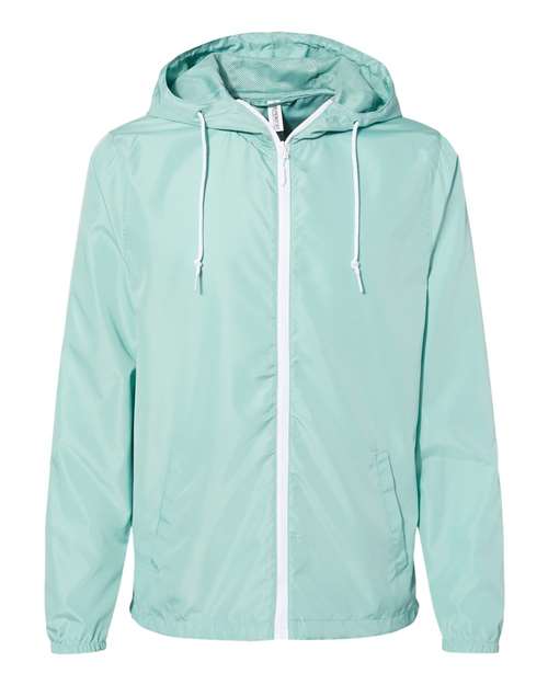 Independent Trading Co. EXP54LWZ Aqua/ White Zipper — front