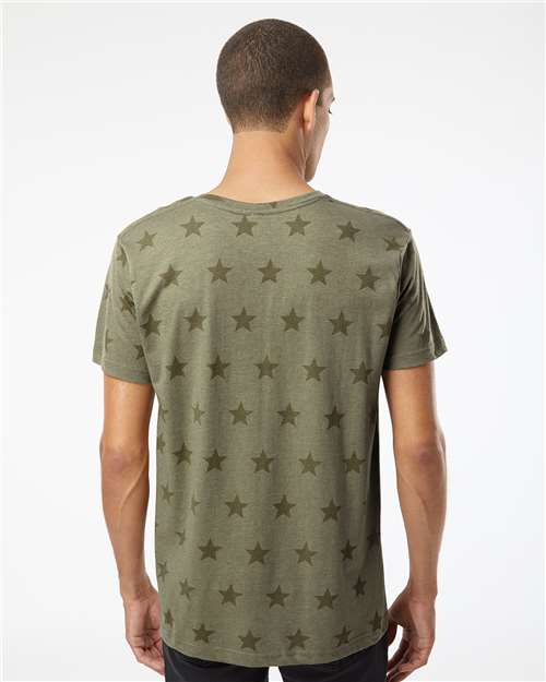 Code Five 3929 Military Green Star — on model back