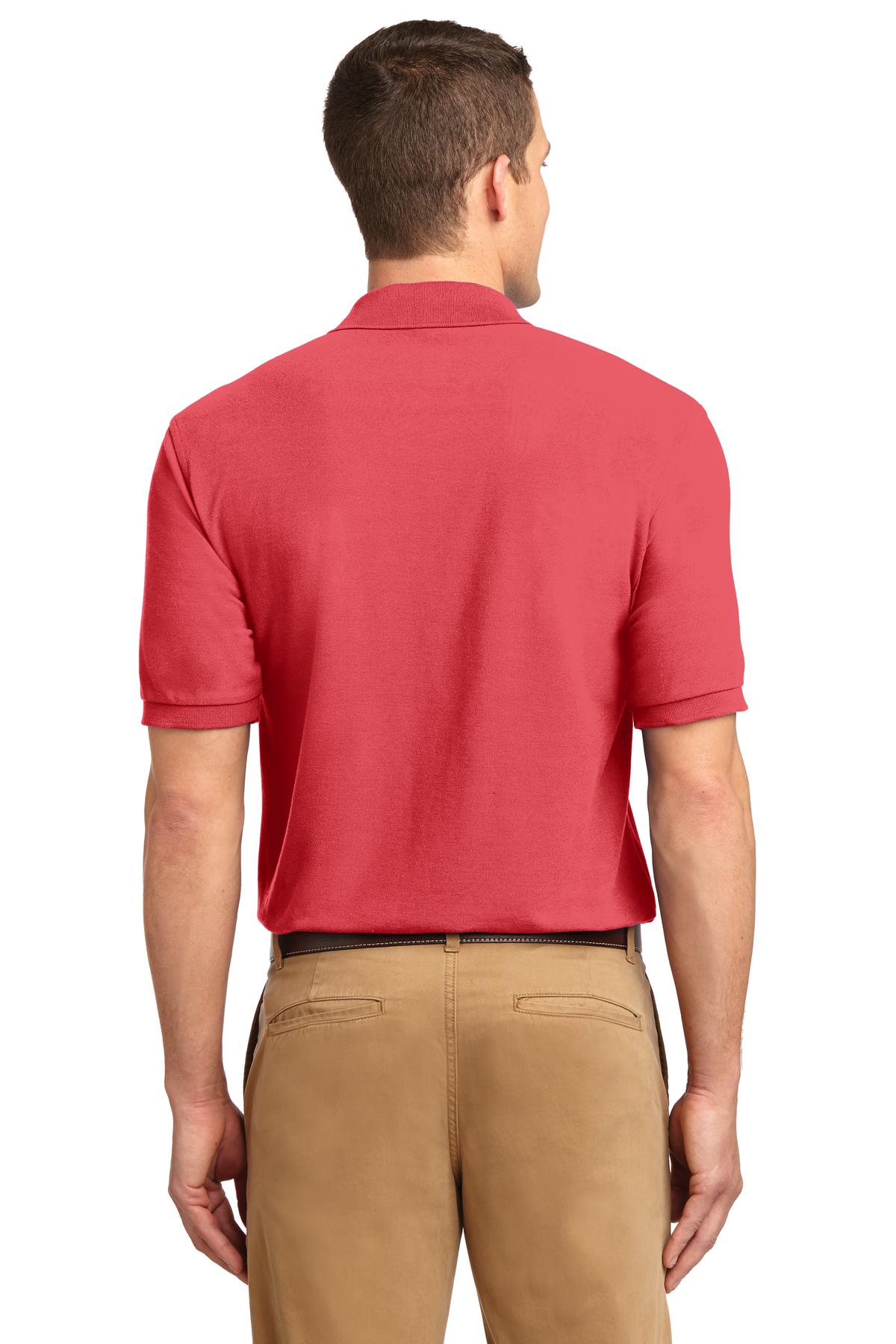 Unisex Silk Touch Polo - Hibiscus
