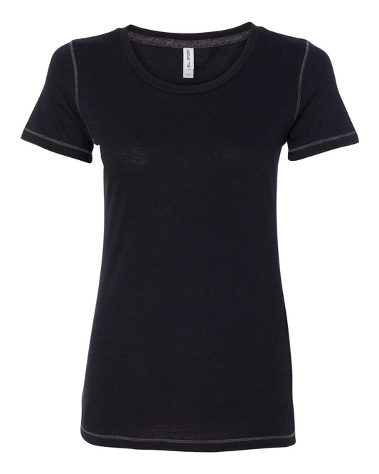 Women's Triblend T-Shirt - Solid Black Triblend