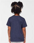 Rabbit Skins 3321 Vintage True Navy — on model back