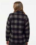 J. America 8451 Black/ Charcoal Buffalo — on model back