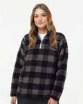 J. America 8451 Black/ Charcoal Buffalo — on model front