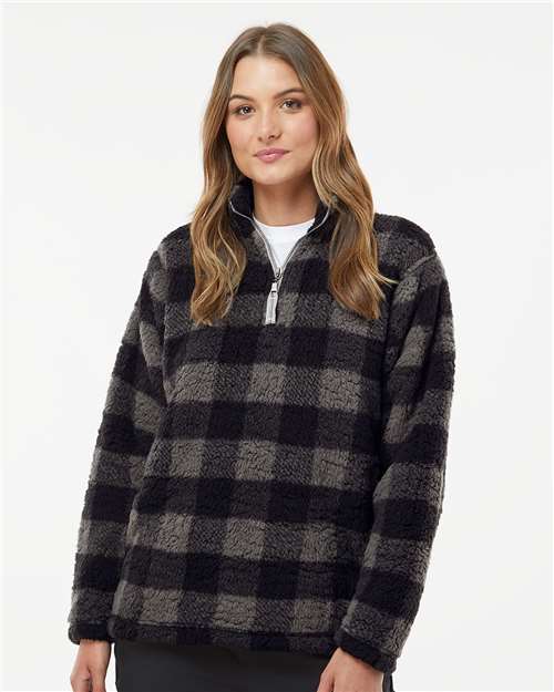J. America 8451 Black/ Charcoal Buffalo — on model front