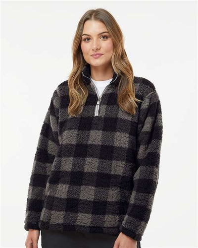 J. America 8451 Black/ Charcoal Buffalo — on model front