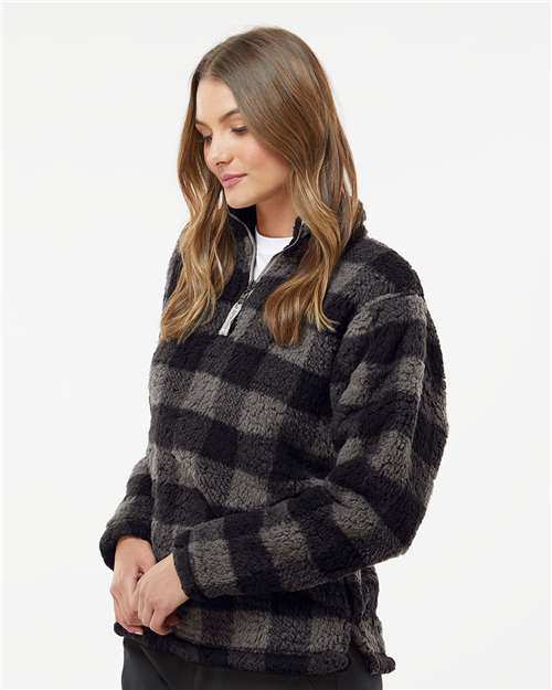 J. America 8451 Black/ Charcoal Buffalo — on model side