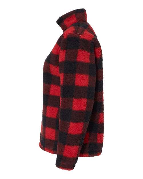 J. America 8451 Red/ Black Buffalo — direct side