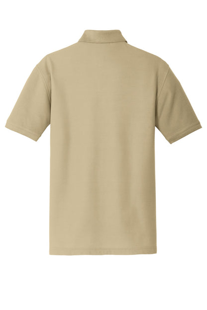 Unisex Core Classic Pique Polo - Wheat