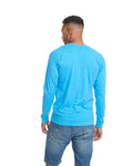 Unisex Inspired Dye Long-Sleeve Crew - Ocean
