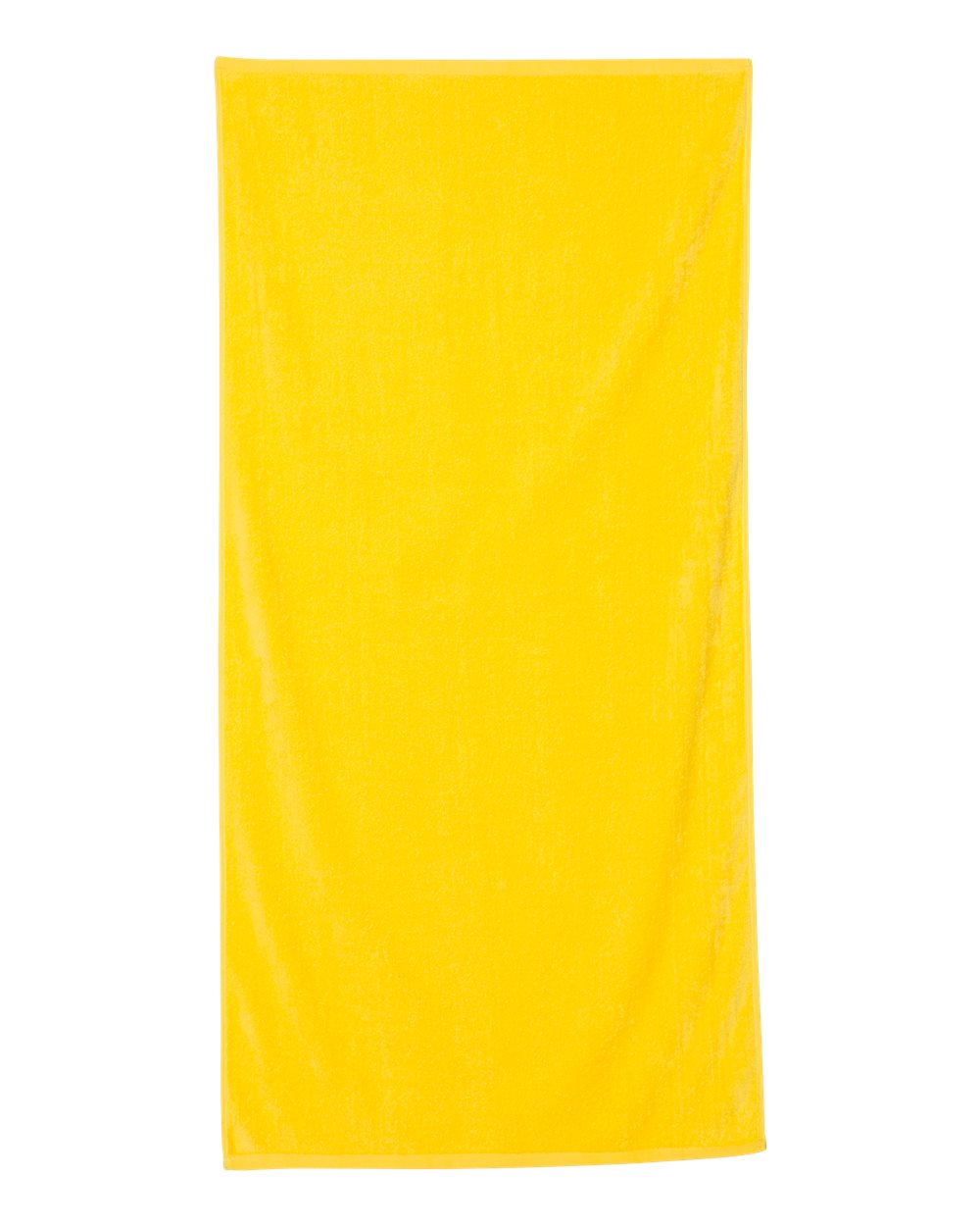 Velour Beach Towel - Yellow