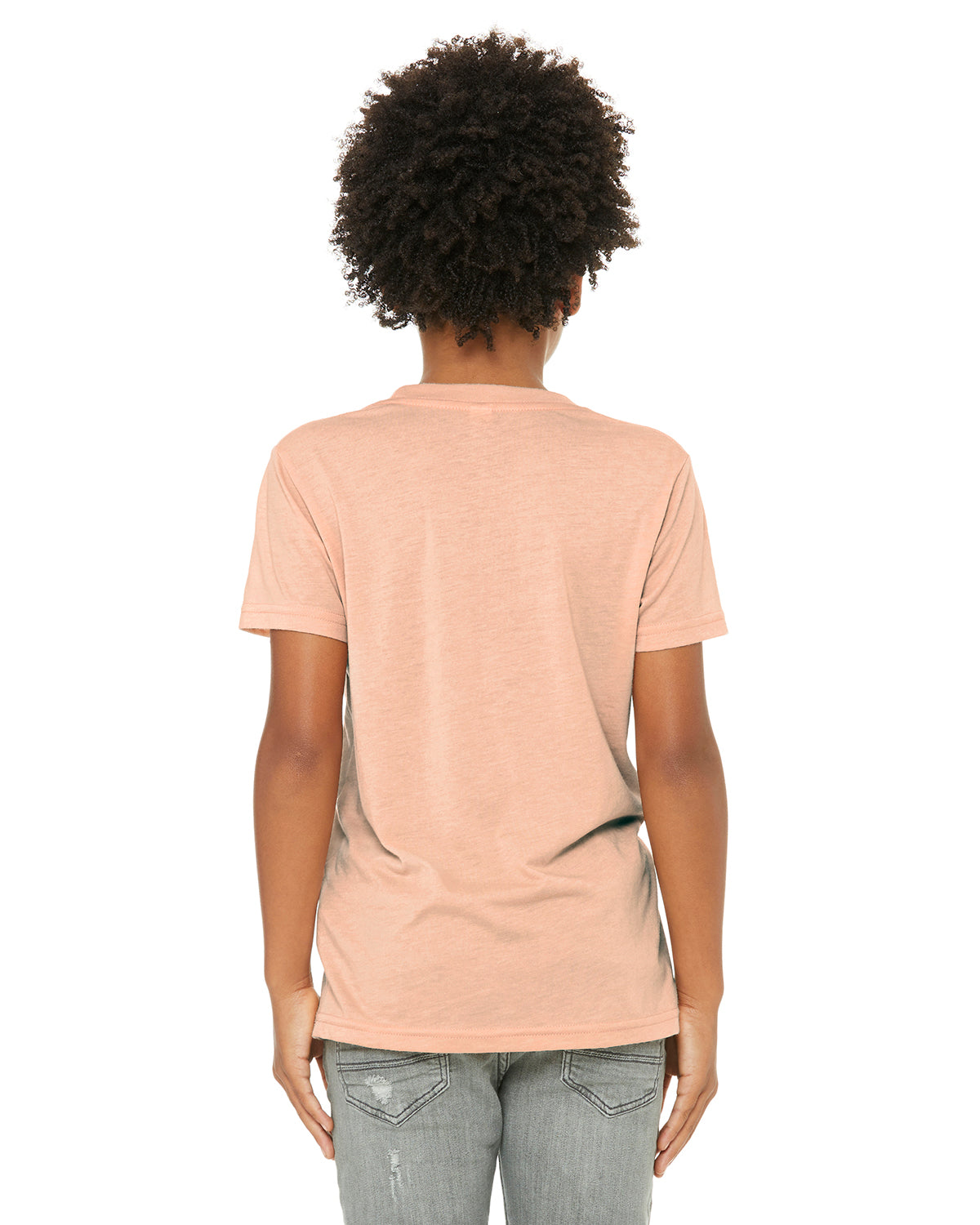 Youth Triblend Short-Sleeve T-Shirt - Peach Triblend