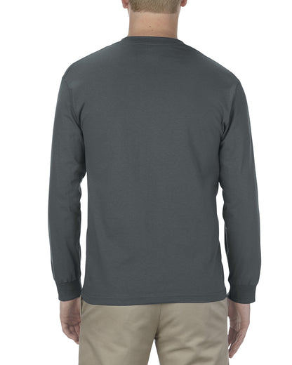 Unisex Heavyweight Cotton Long-Sleeve T-shirt - Charcoal