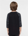 LAT 6130 Black/ Storm Camo — on model back