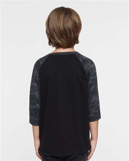 LAT 6130 Black/ Storm Camo — on model back