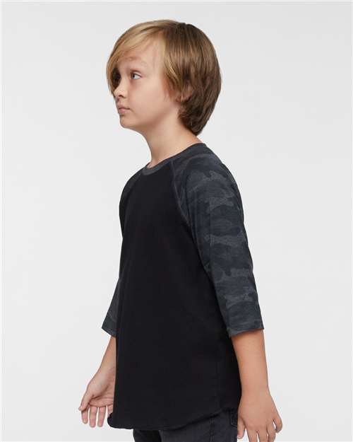 LAT 6130 Black/ Storm Camo — on model side