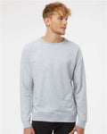 Independent Trading Co. SS1000C Athletic Heather — on model front
