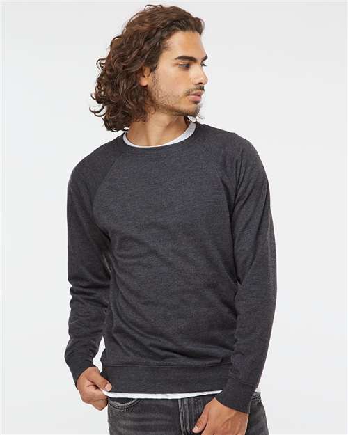Independent Trading Co. SS1000C Charcoal Heather — on model front