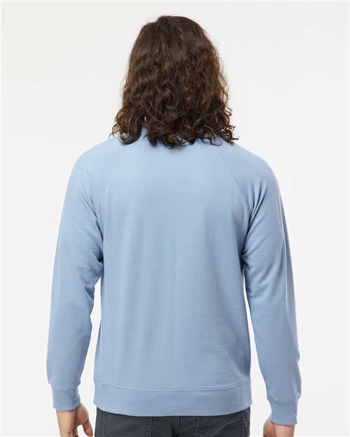 Independent Trading Co. SS1000C Misty Blue — on model back