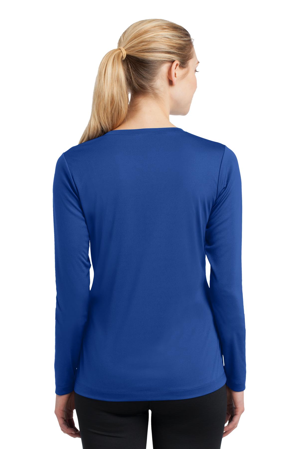 Women's Long Sleeve PosiCharge Competitor V-Neck Tee - True Royal