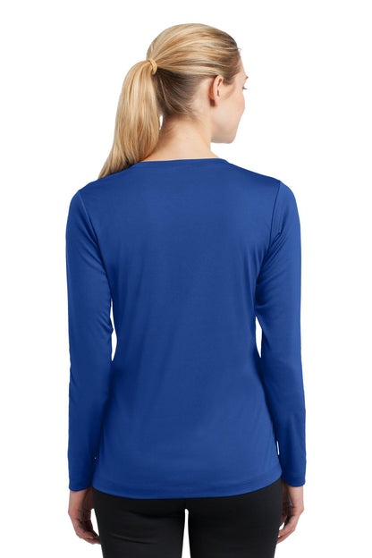 Women's Long Sleeve PosiCharge Competitor V-Neck Tee - True Royal