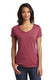 District DT6503 - Women's Very Important Tee V-Neck - Heather Cardinal